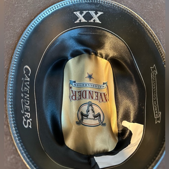 Cavender's 2X Ranch Collection Dark Brown Wool Felt Cowboy Hat - Picture 5 of 5